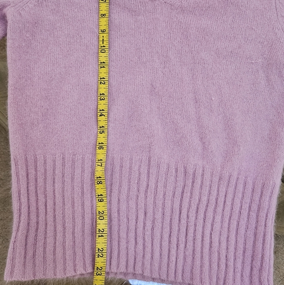 APOSTROPHE SOFT VINTAGE ANGORA BLEND SWEATER - Picture 6 of 7